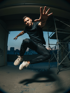 Manifest Black Oasis Track Pants